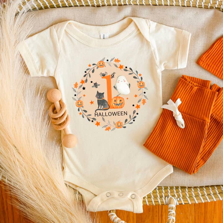 Nunu's Studio – wholesale Bodysuit (non-footed) – Baby – Halloween & Fall Themed Baby Onesies and Outfits