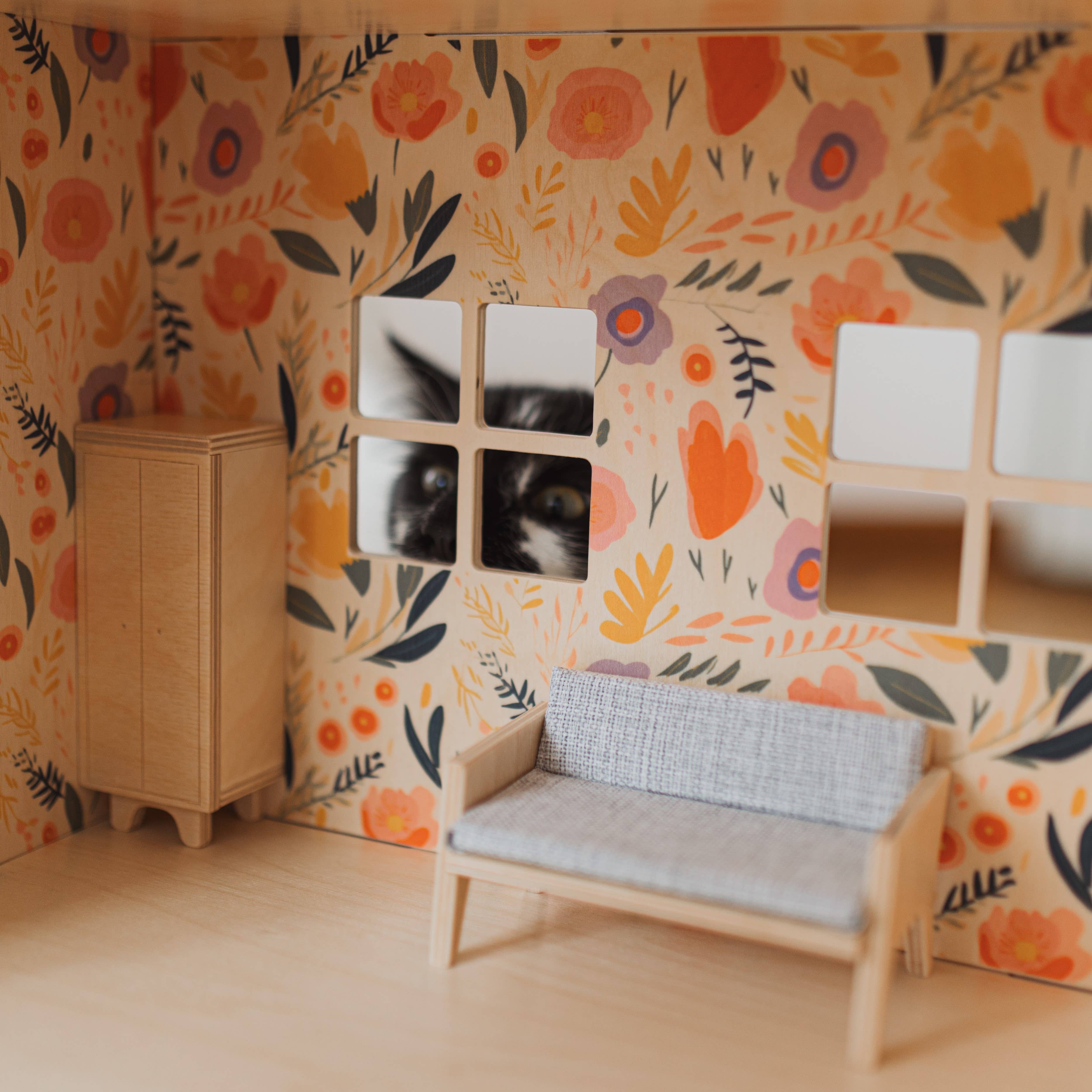 milin - Vente Accessoire de poupée – enfant - Meubles en bois pour maison de poupée, Meubles miniatures5