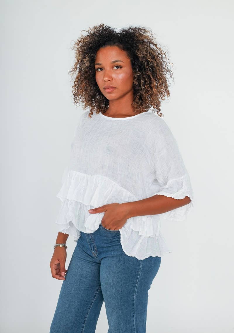 LINEN & COTTON HOUSE – Engroshandel Tunika - Dame – LINNED TUNIKA 327934