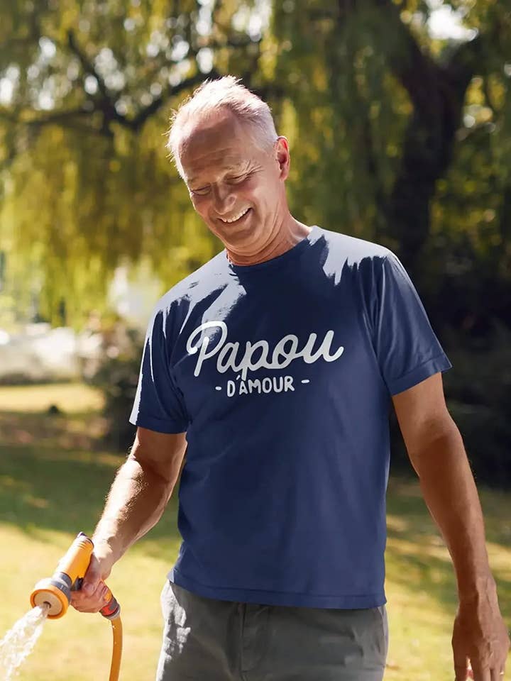 ULTRABASIC - T-shirt vintage pour homme WIFI IS MY POISON Grey Marl pour la vente par ULTRABASIC