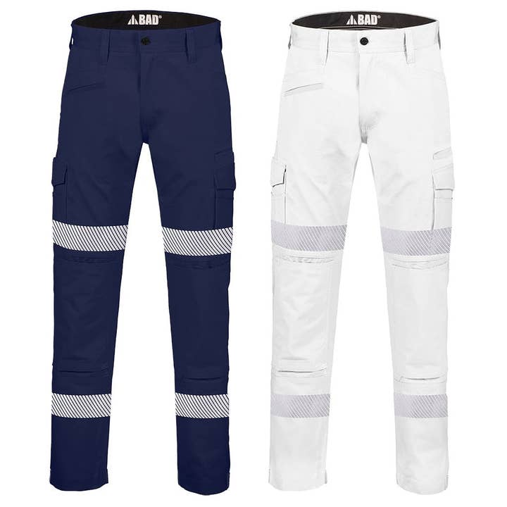 BAD WORKWEAR - Wholesale Pants – Men's - BAD ATTITUDE™ SLIM FIT WORK PANTS WITH 3M TAPE1