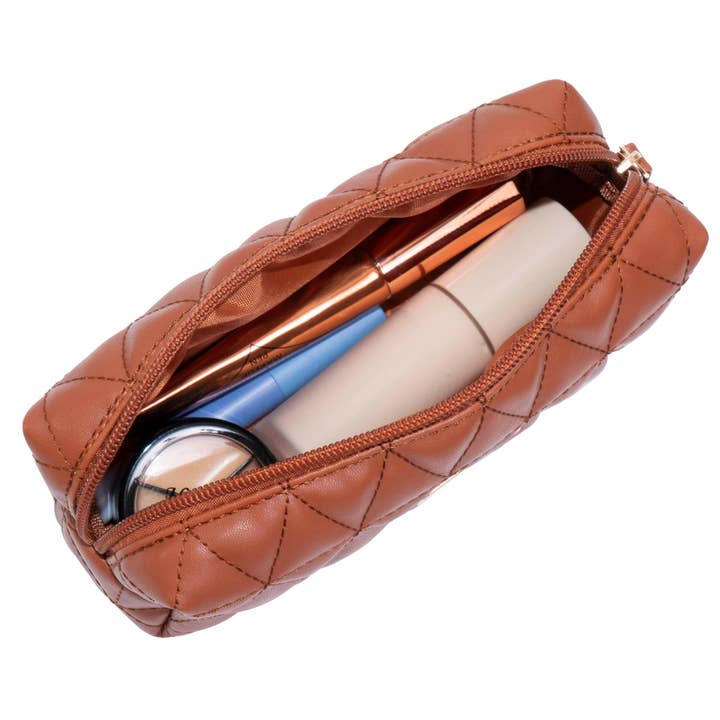 Magid - Wholesale Make-up/cosmetic bag - Joan & David The Triangle Quilted 4 Piece Cosmetic Bag Set7