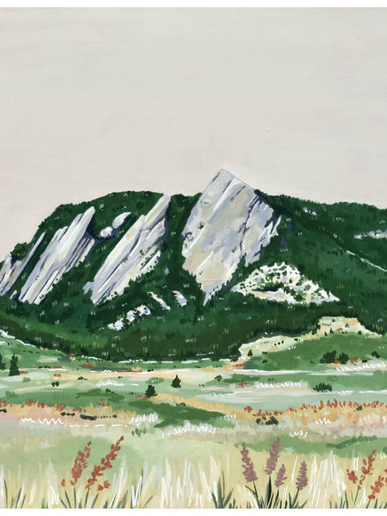 Crags Of Color Print for wholesale by Mallory McCamy Art