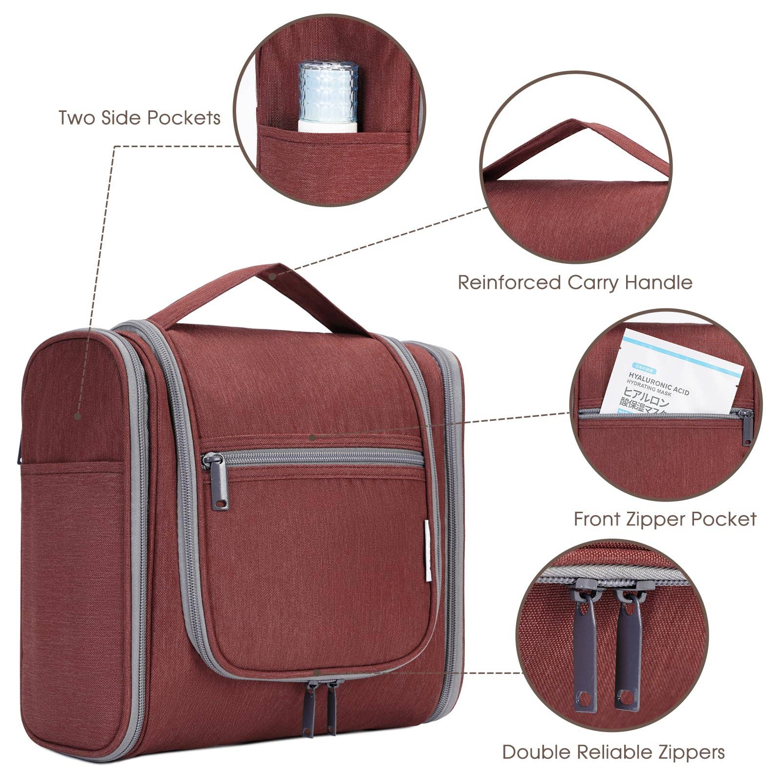 wandf - Wholesale Toiletry bag – women's - NW5126 Travel Toiletry Cosmetic Bag With Handle Women Gift133