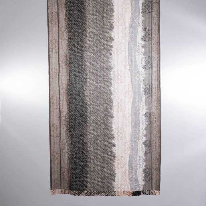 Ombre kimonobaksida med vintage Kantha-gardin för wholesale av Maison Mieko