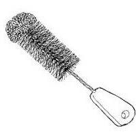 Brushtech - Wholesale Cleaning Brush - FOAM TIPPED SHORT LABORATORY GLASSWARE WASHING BRUSH1