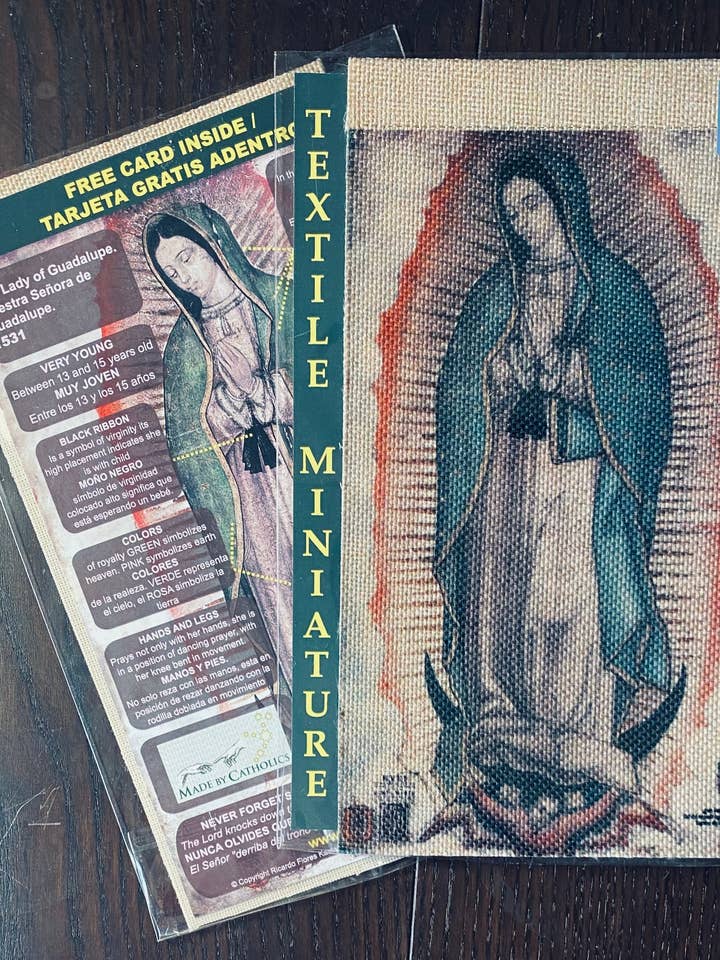 OUR LADY of GUADALUPE Miniature Replica - Buy 1 Get 2 for wholesale by Made By Catholics