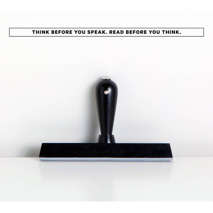 Wms&Co. - Wholesale Rubber/Decorative Stamp - Philosophical Quote Hand Stamp and Inkpad - Single Line37