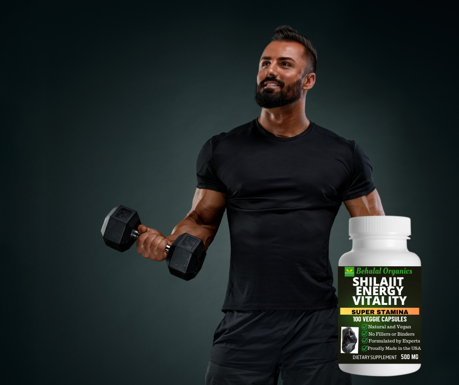 Behalal Organics - Vente Supplément oral/vitamine - Complément de Shilajit 500 mg, 100 gélules rapides6