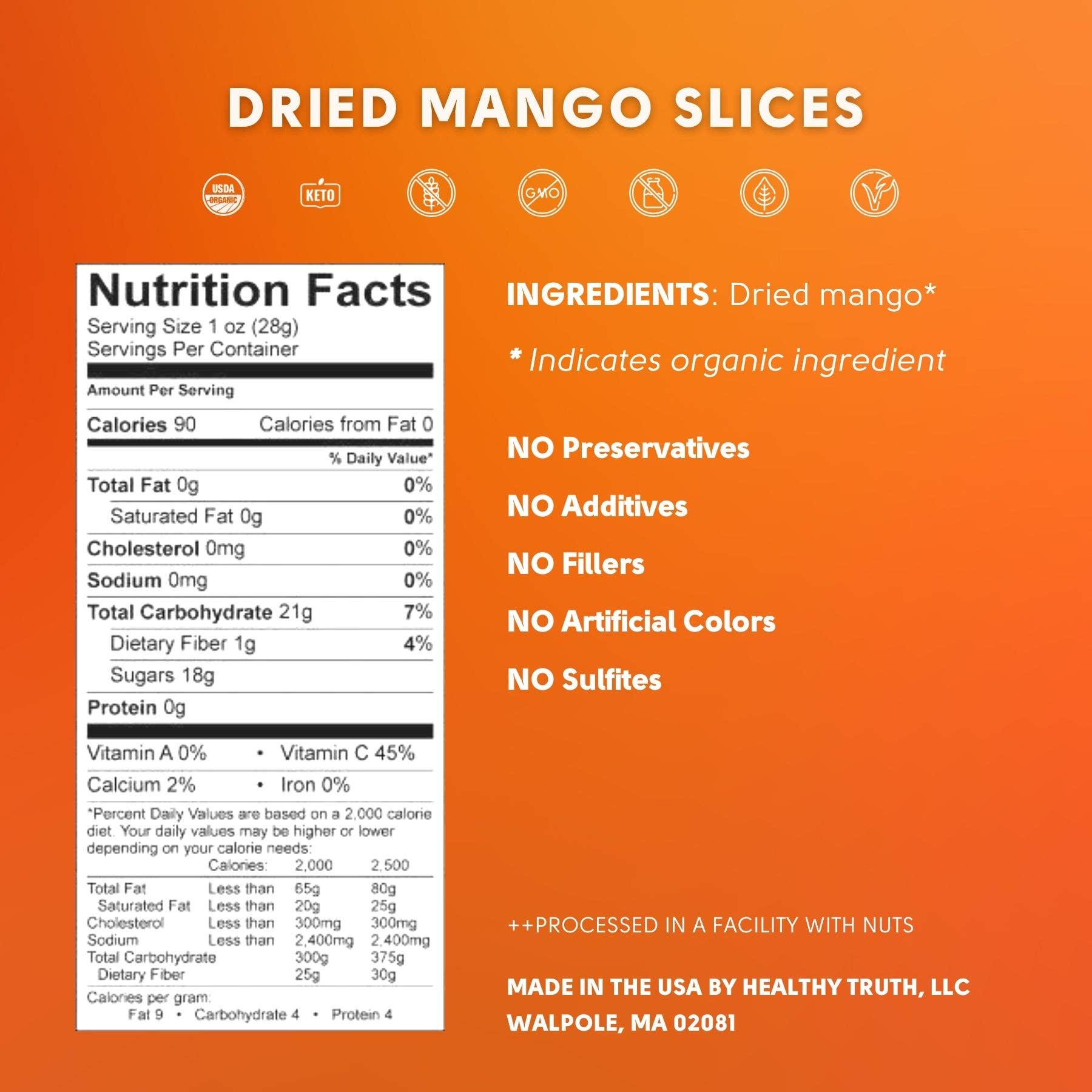 Healthy Truth LLC - Wholesale Dried/Dehydrated Fruit - Dried Mango3