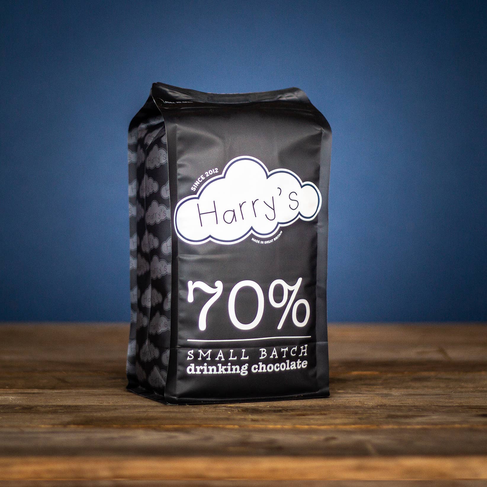 Harry's Hot Chocolate - Vente Préparations/kits pour chocolat chaud - Chocolat chaud noir 70 %0