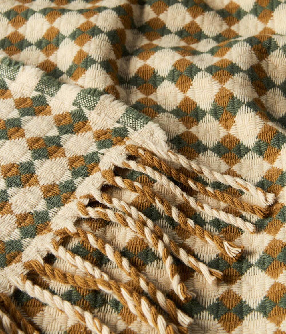 Burel Factory - Wholesale Throw Blanket - Bicolor Tile Manta6