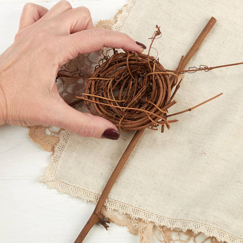 Factory Direct Craft - Wholesale Wreath - Natural Grapevine Bird's Nest Branches (Choose Size)4