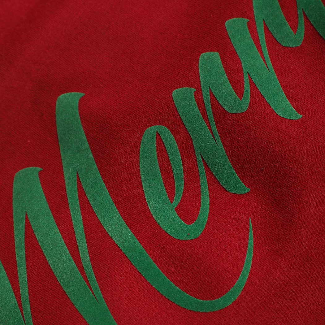 Fashion City – Engroshandel Grafisk Sweatshirt - Dame – Merry Heavyweight Fleece Crewneck Sweatshirt10