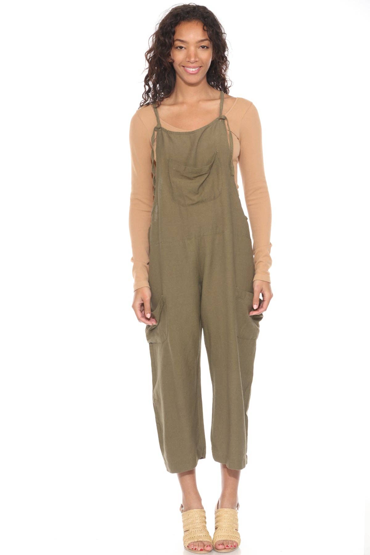 Lakhays Collection Inc. - Wholesale Overalls - Women's - Easy Slouchy Hemp Overalls18