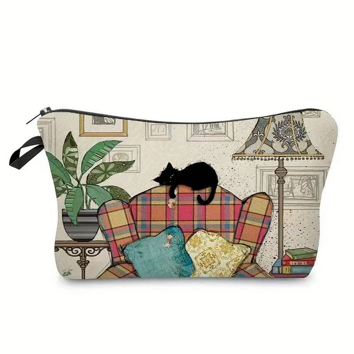 ACCITY - Wholesale Makeup/Cosmetic Bag - RETRO CAT CREATIVE COSMETIC BAG_CWAB22677
