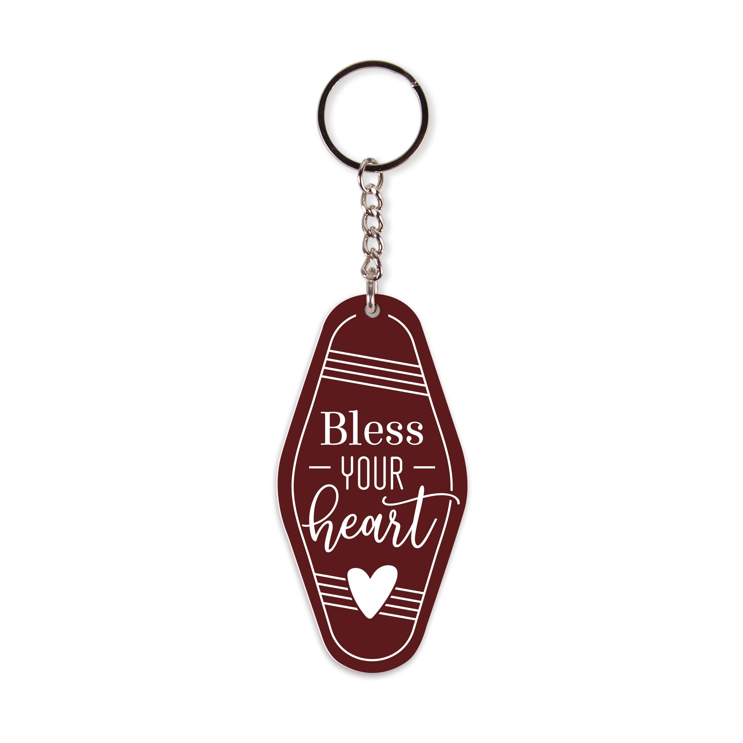 P. Graham Dunn - Wholesale Keychain - Unisex - Bless Your Heart Vintage Engraved Key Chain1