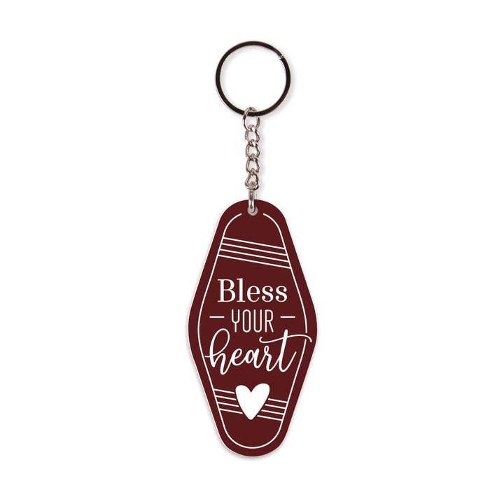 P. Graham Dunn - Wholesale Keychain - Unisex - Bless Your Heart Vintage Engraved Key Chain1