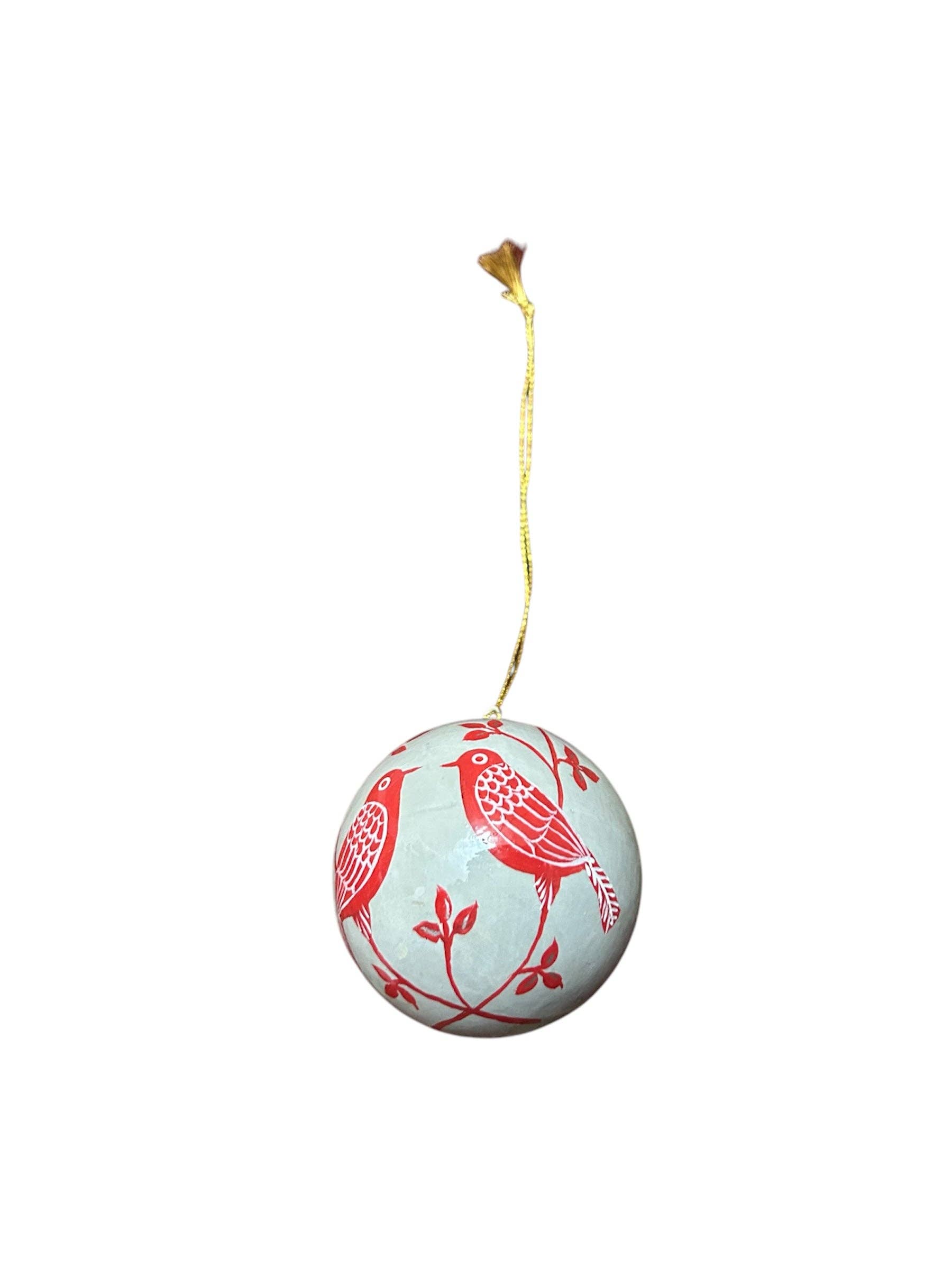 Hopes Unlimited - Wholesale Ornament - Birds Ornament Paper Mache1