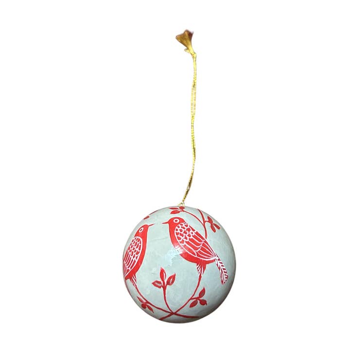 Hopes Unlimited - Wholesale Ornament - Birds Ornament Paper Mache1