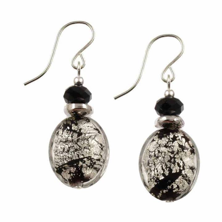 SE-270 Earring Oval Midnight Magic for wholesale by Andrea Menghetti