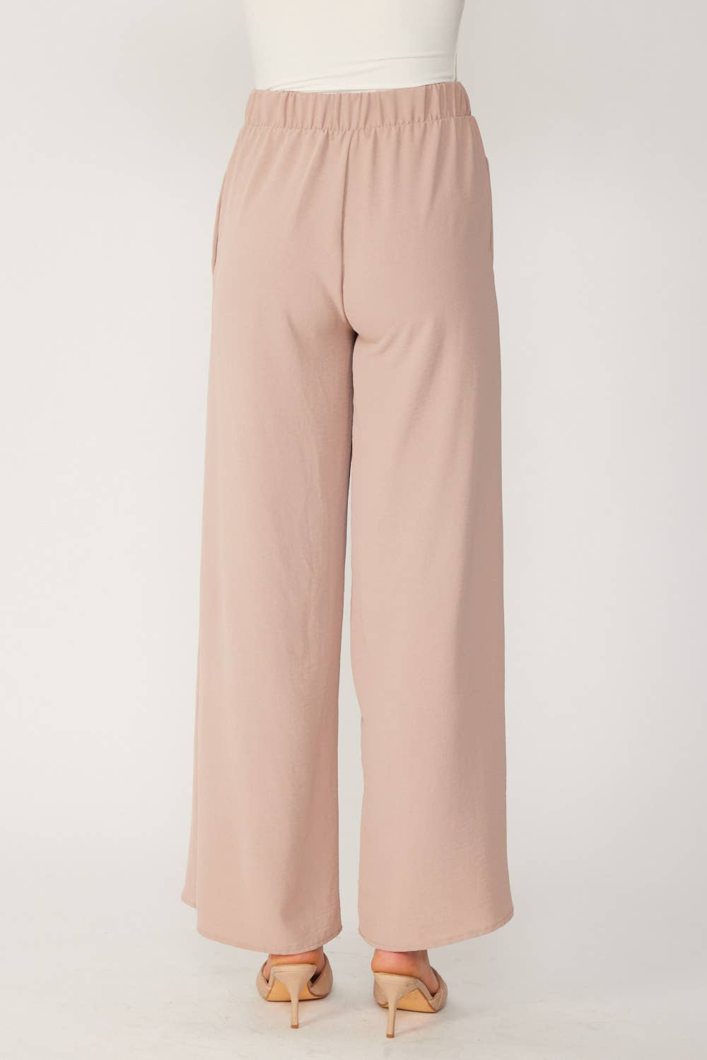 FSL Apparel - Vente Pantalon – femme - SP7036 - PANTALON À ENFILER UNI FLUIDE À JAMBE LARGE15