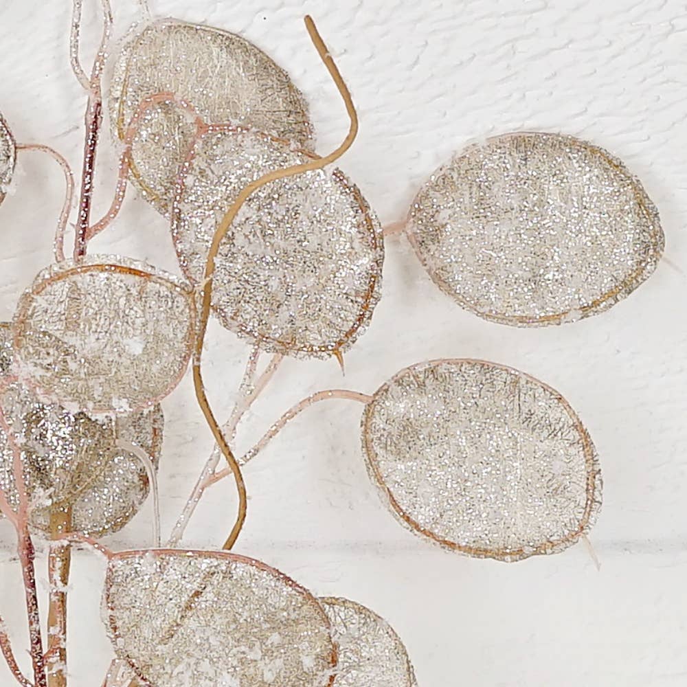 Impressive Enterprises, Inc. - Wholesale Christmas Decoration - 32070-14in Pick-Faux Lunaria silver dollars-CHAM4