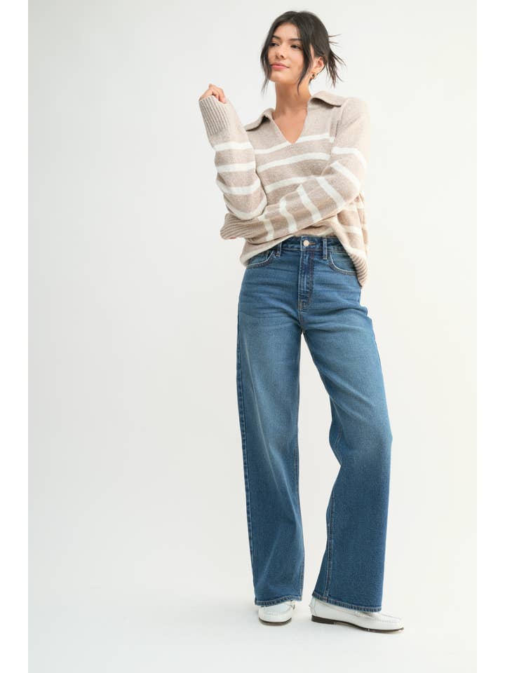 JBD - Wholesale Jeans - Women's - DP791 - DK - High Rise Full Length Straight