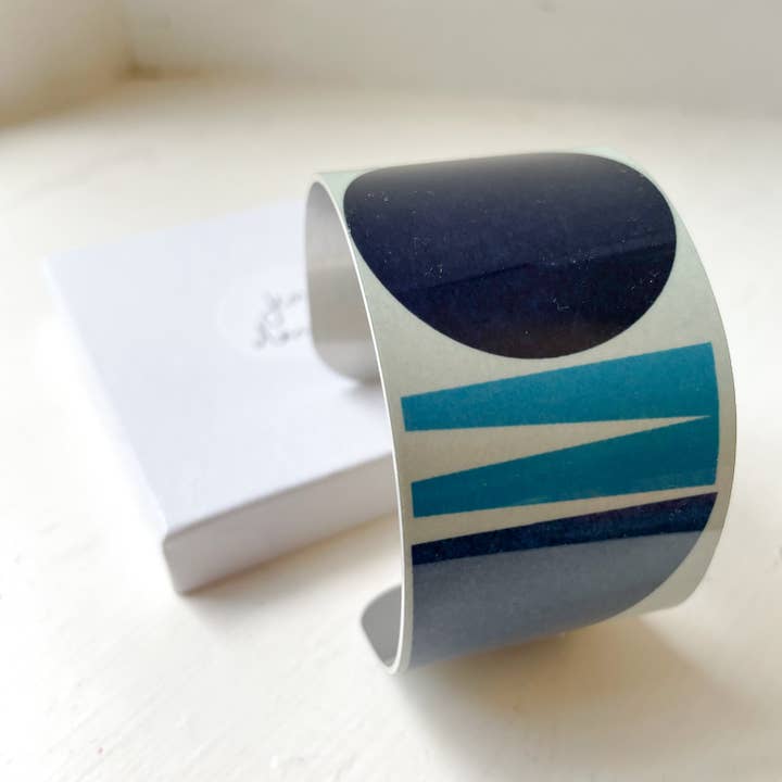 Shape Wide Cuff Bracelet - Sea Foam for wholesale by Jenni Douglas Designs