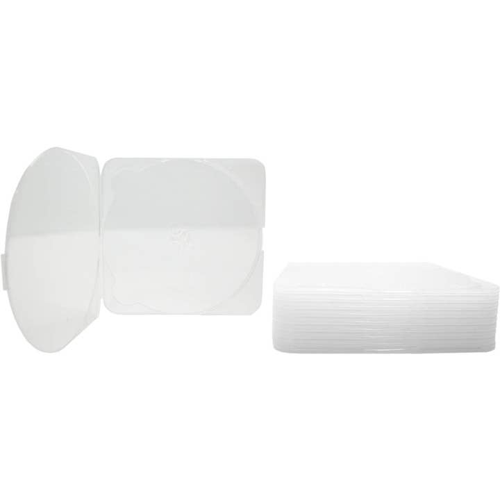 Square Deal Recordings & Supplies - Wholesale Jewellery box/organiser - CD Jewel Box - 3.8mm Thick - Clear Empty Trimpak Style Cases