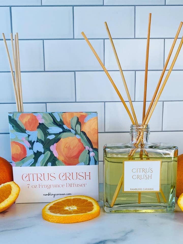 Citrus Crush - Fragrance Reed Diffuser for wholesale by Rambling Caravan