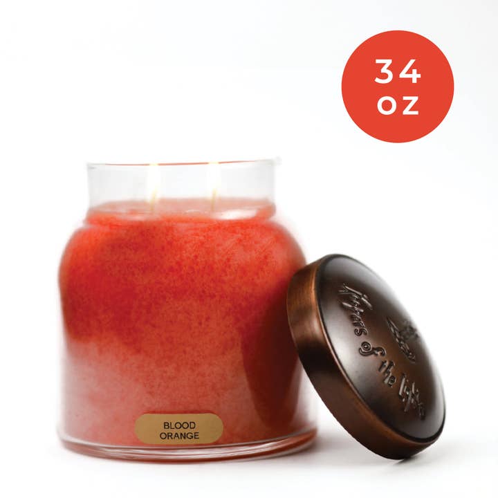 A Cheerful Giver - Wholesale Jar/Filled Candle - KOTL Papa Candle (34oz.) - Blood Orange1