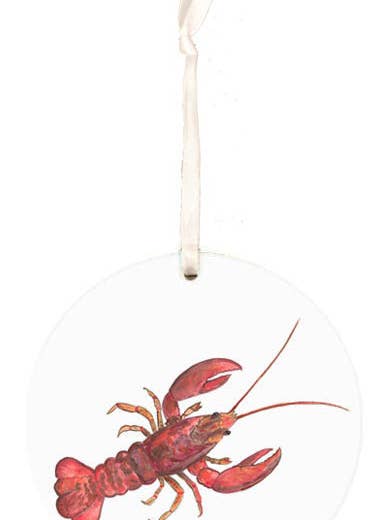 Lobster ornament, beach decor, Christmas decoration for wholesale by Faith and Franklin