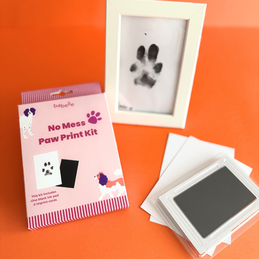 Babelle For Dogs – wholesale Pet paw/nail care accessory – Paw Print Kit  - Dog Paw Print15