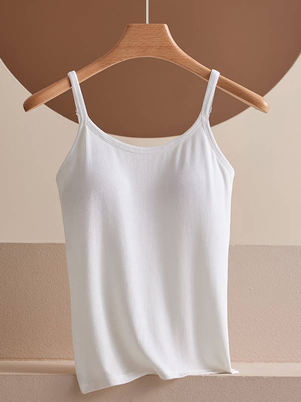 Hope & Sunshine - Wholesale Camisole - Women's - Modal Padded Longline Camisole Top1