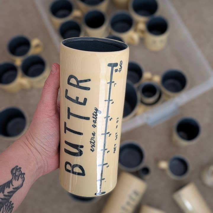 City in Bloom Ceramics - Wholesale Coffee mug - Extra Salty Butter Mug1