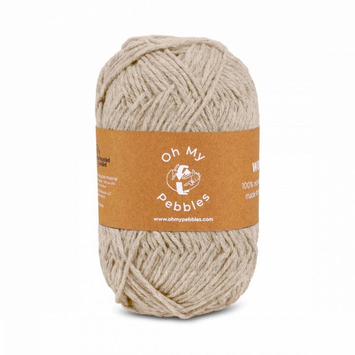 Oh my Pebbles - Wholesale Yarn - WOOLLY - 100% recycled knitting yarn from textile waste