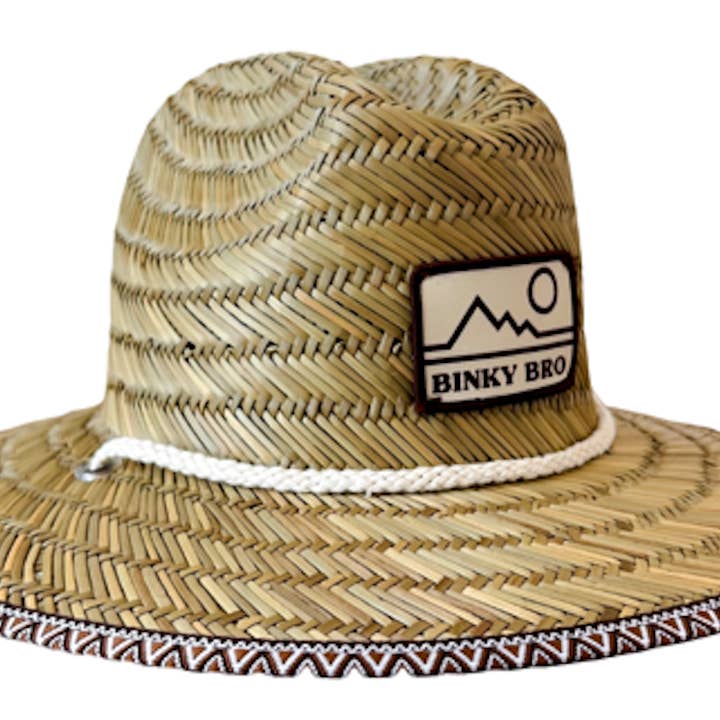 BinkyBro - Wholesale Sun Hat - Kids - Barney Patrol (Mt. Banks) Straw sun hat