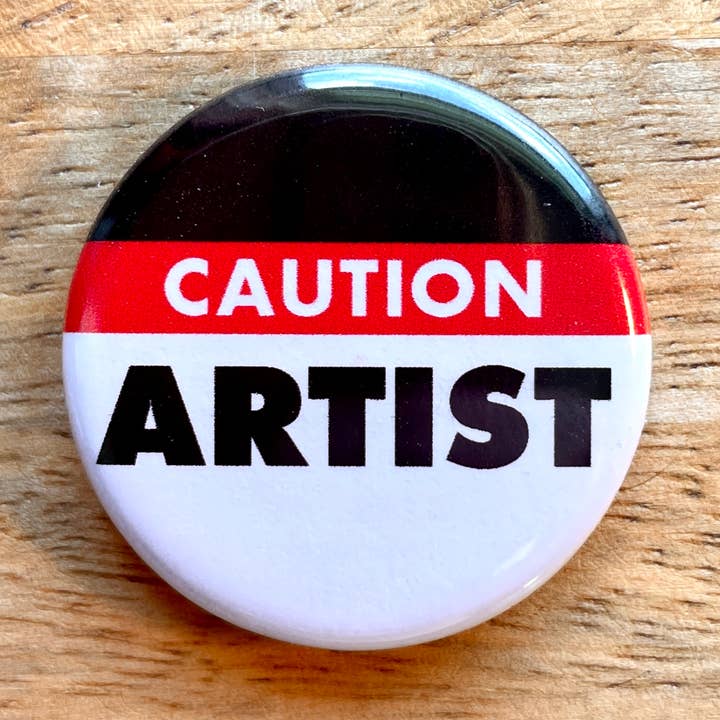 Varning: Konstnär (knapp eller magnet) för wholesale av Colossal Sanders