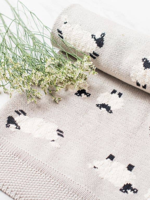 Darzzi - Wholesale Bedding blanket – Kids & Baby - Sheep Cotton Knit Blanket