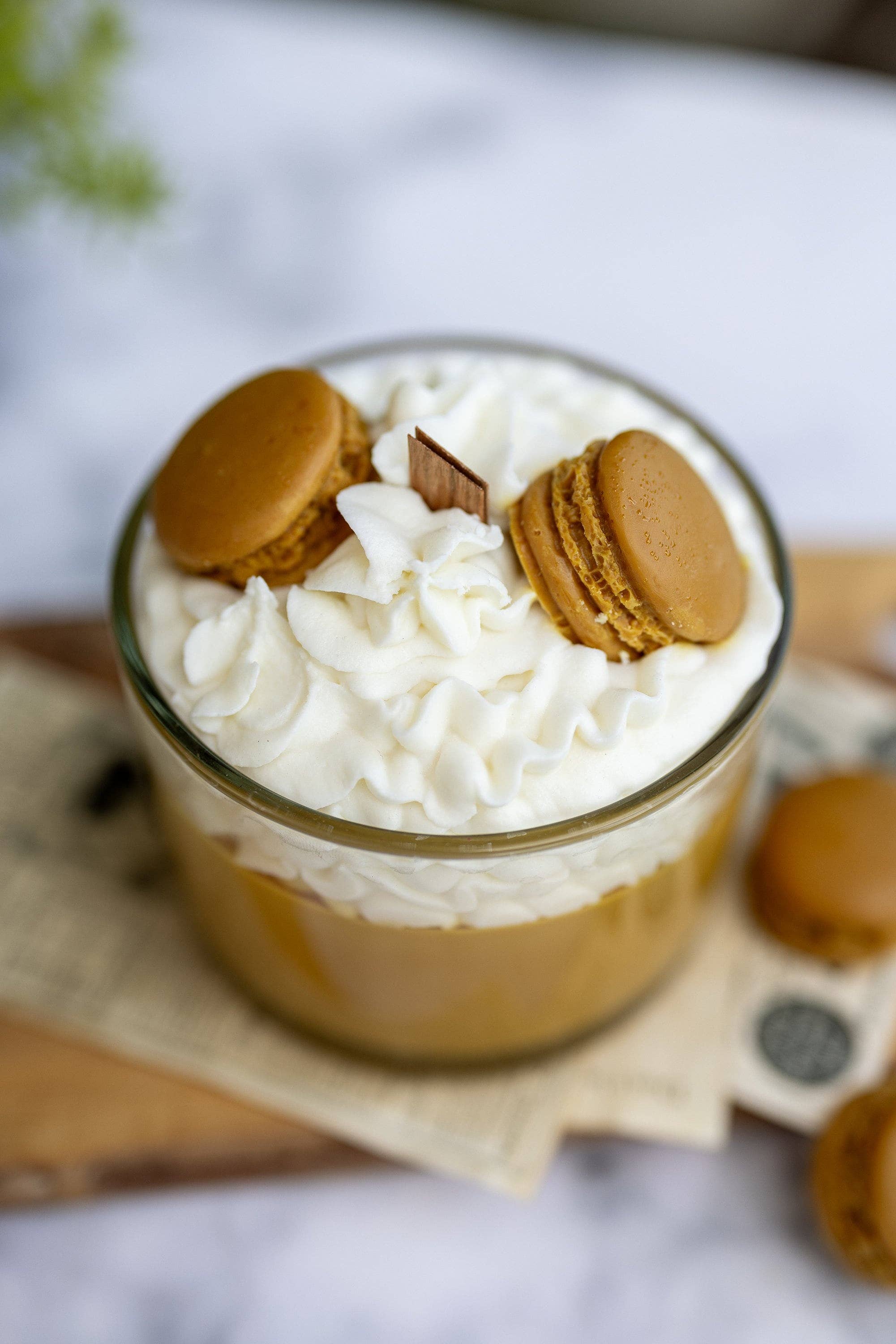 MySunshineCandless - Wholesale Novelty Candle - Espresso Scented Candle, Macaron Candle/Macaroons Candle/Whipped Candle/Dessert Candle/ Chocolate Candle/Gift for her/Macron Candle Soy Wax6