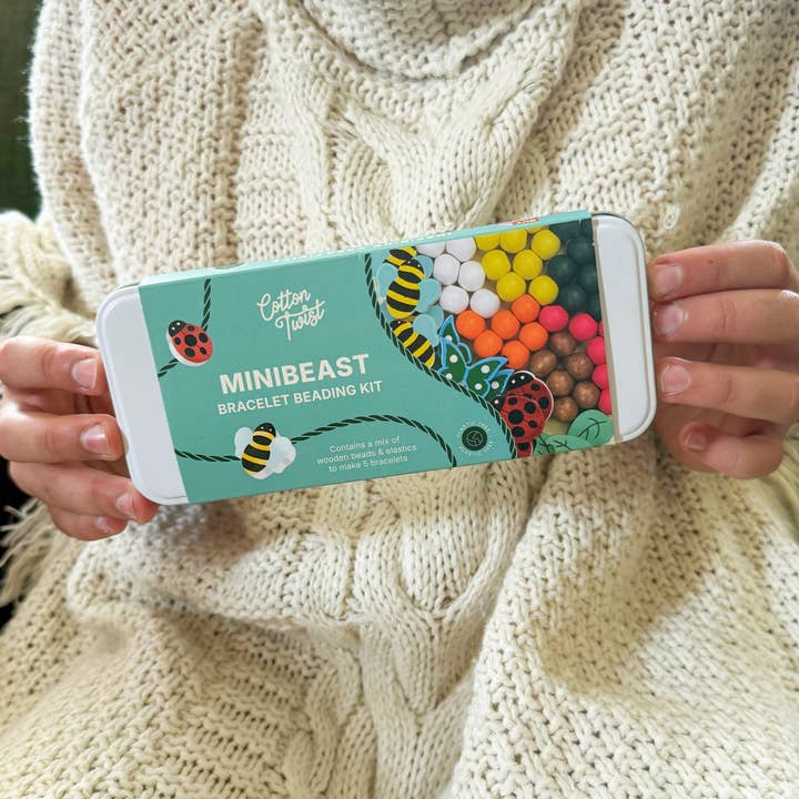 Cotton Twist (WE PREPAY ALL US DUTIES) – wholesale DIY Jewellery – Child – Minibeast Bracelet Bead Kit1