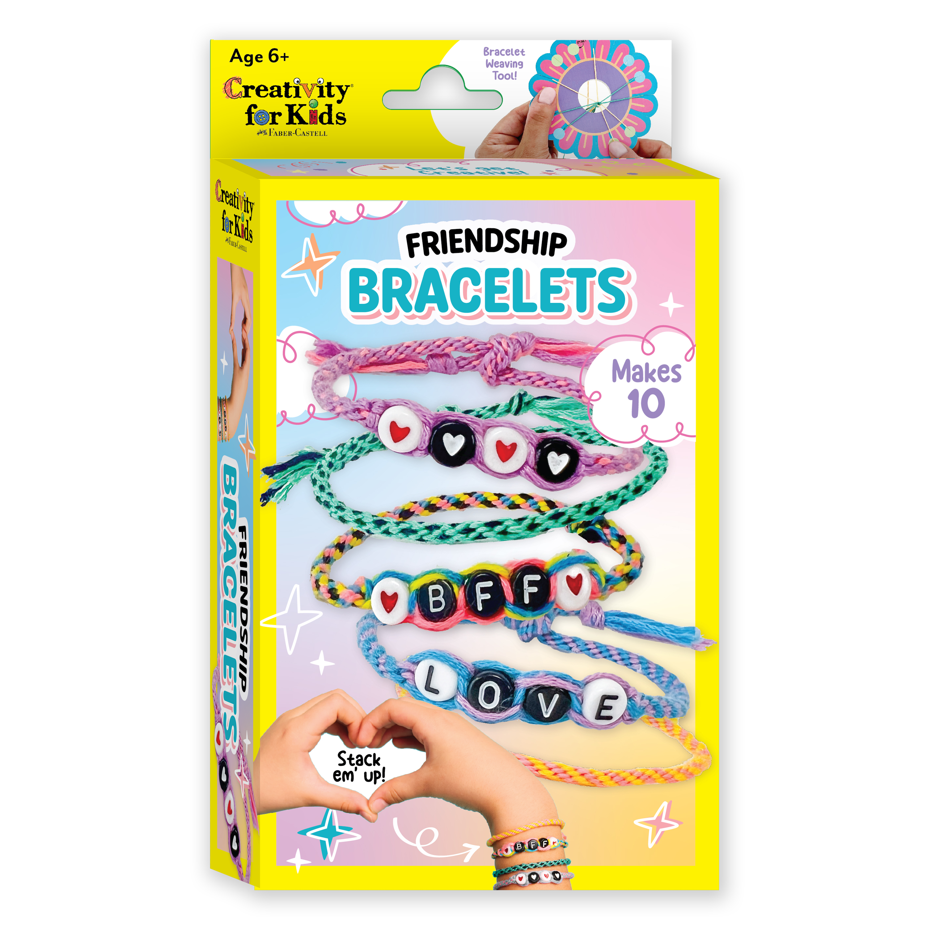 Faber-Castell / Creativity for Kids - Vente Kit de fabrication de bijoux – enfant - Mini-kit de bracelets Best Friends, bricolage pour enfants6