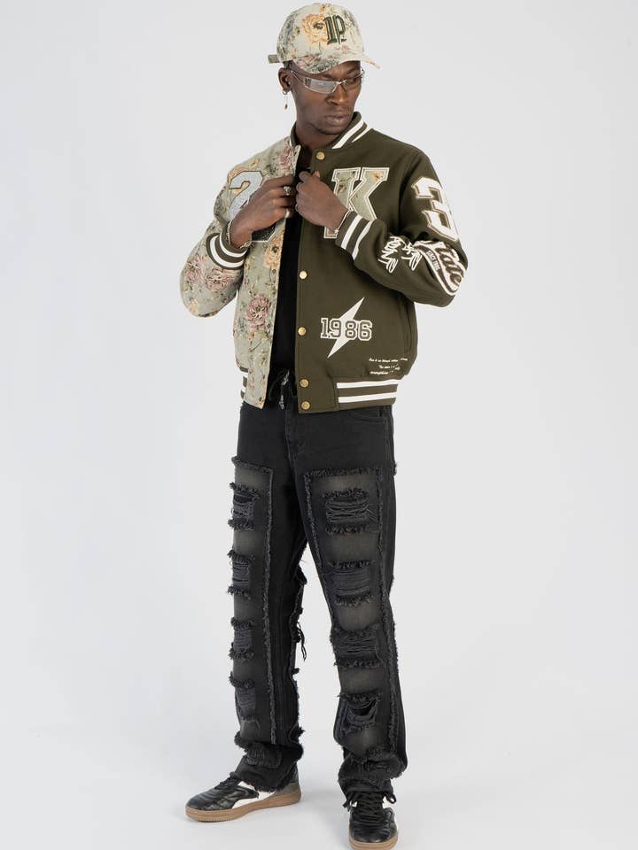 LEFT POINT – wholesale College/Baseball Jacket - Men’s – COLLEGE JACKETS K2