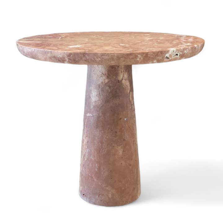 HAAND Craft - Wholesale Side Table - IDE Red Travertine Side Tables - Combine for Coffee Table