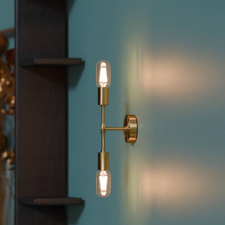 Ledsone - Vente Appliques - Applique Murale Moderne Minimaliste à 2 Lumières pour Salle de Bain~55933