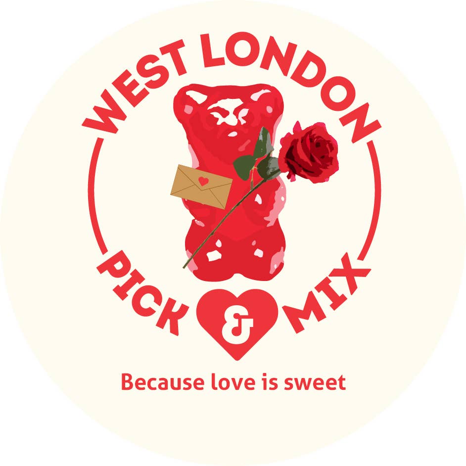 West London Pick & Mix – Gomas por atacado – Escolha e mistura de Dia dos Namorados - Saqueta reciclável e resselável2
