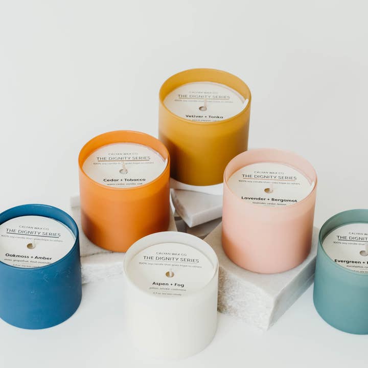 Calyan Wax Co. - Wholesale Jar/Filled Candle - Gift Set - Dignity Series - 6 Pack