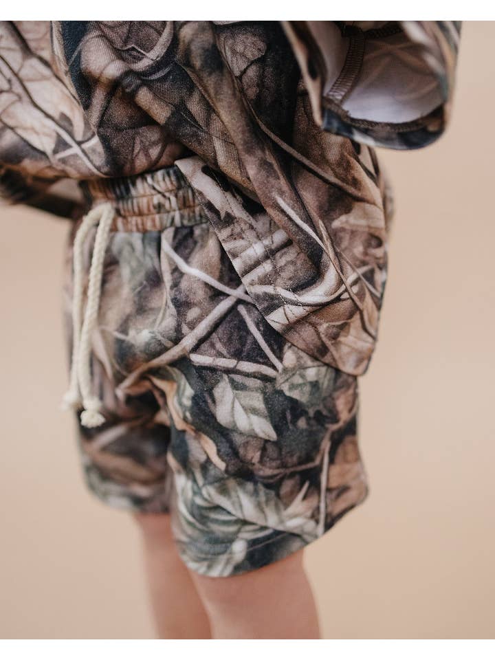 Lucky Panda Kids - Wholesale Top & Short Set - Kids - Shorts Set | Brown Camo3