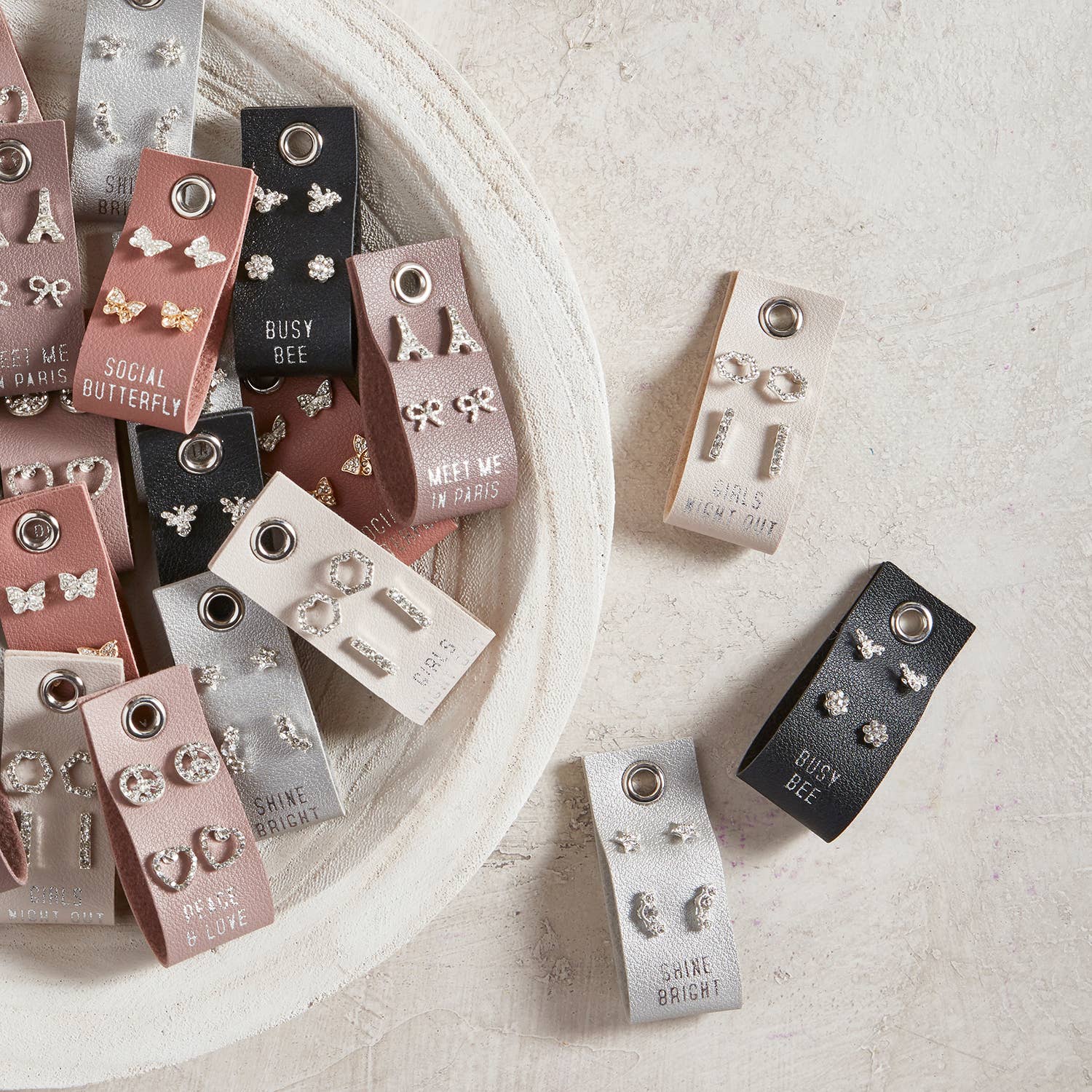 Santa Barbara Design Studio by Creative Brands - Wholesale Stud/Post Earrings - Silver Stud Earrings - Girls Night Out1